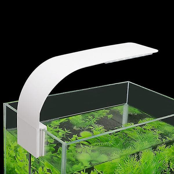 Akvarieljus LED vitt och blått ljus nano clip-belysning Vit White