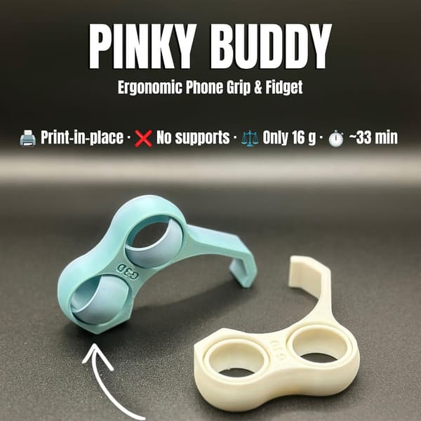 2 stk. fingerholder til telefon, ergonomisk designstativ til mobiltelefon, 2 huller lillefinger og ringfinger grebsremholder (hvid, grøn)