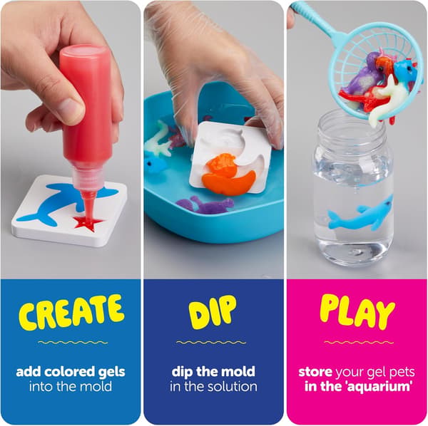 Magic Gel Water Pets Kit for Kids - Gaver til barn - Squishy Maker Sett