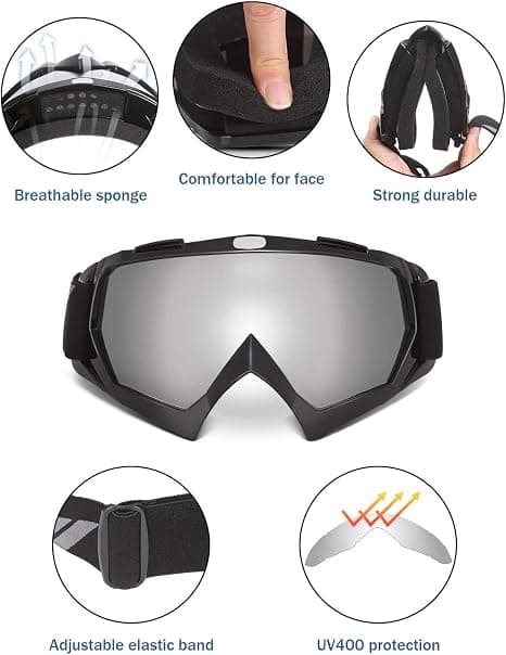 Crossglasögon - Motocross & ATV/UTV-glasögon med UV-skydd