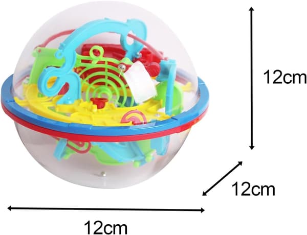 Universal Leksaker Labyrintboll Pusselspel — 3D Interaktiv Hjärngympa Labyrint