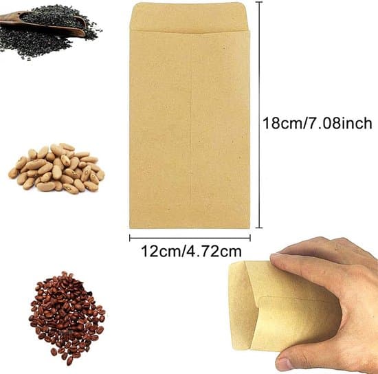 Papperspåsar – DIY-kuvert – Mögelresistenta – 100 stycken – 12×18 cm – Återanvändbara – Minipapperspåsar – Bröllop Jul – Brun
