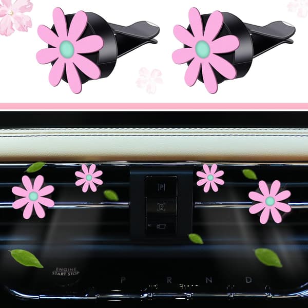 Set med 10 rattöverdrag - Rosa - Diameter 36,8-39,4 cm - Universal - Luftventilklämmor ingår