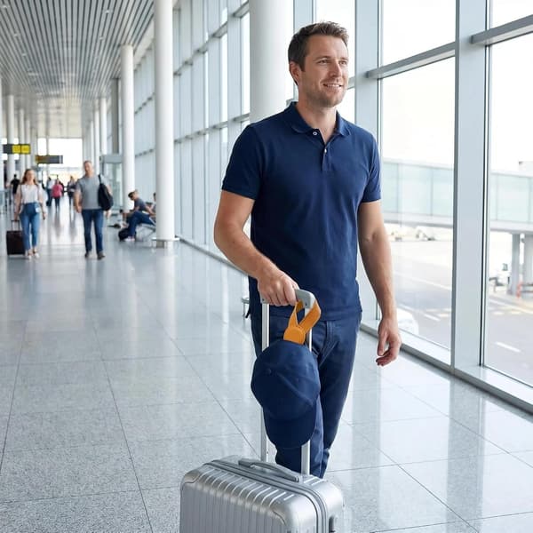 Læder-hatteclips 3-delt sæt Premium PU-læder hatteholder til tasker, totes, bagage, rejser og udendørs tilbehør