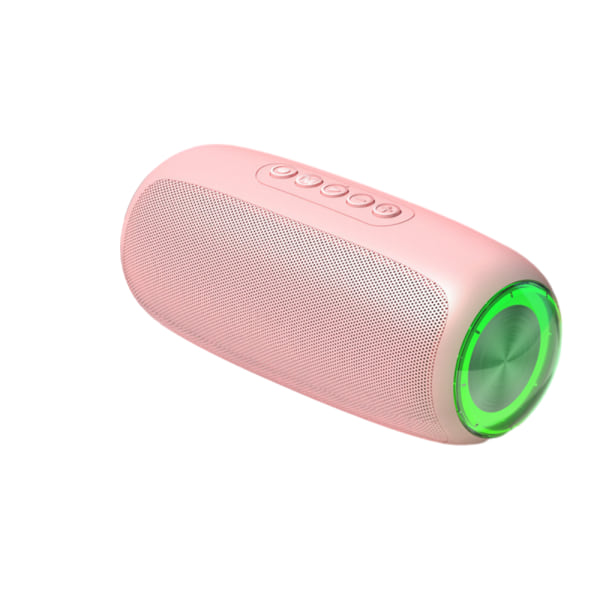 Desktop Bluetooth -högtalare High Power Subwoofer Dubbelhögtalare Bländande ljus Sound Bar