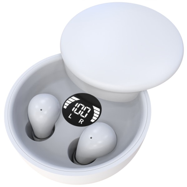 Minsta Mini Wireless Bluetooth Earbuds 6 timmars uppspelningstid Lightweight Touch Compact Bluetooth 5.4 Headset