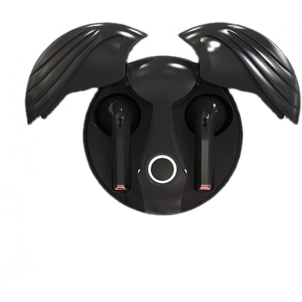 Trådlösa hörlurar, Bluetooth 5.3 stereohörlurar, svarta