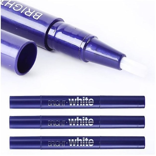 3x Teeth Whitening Gel Pen Extra Strong White Tooth Whitener Delikat fläckborttagningsmedel
