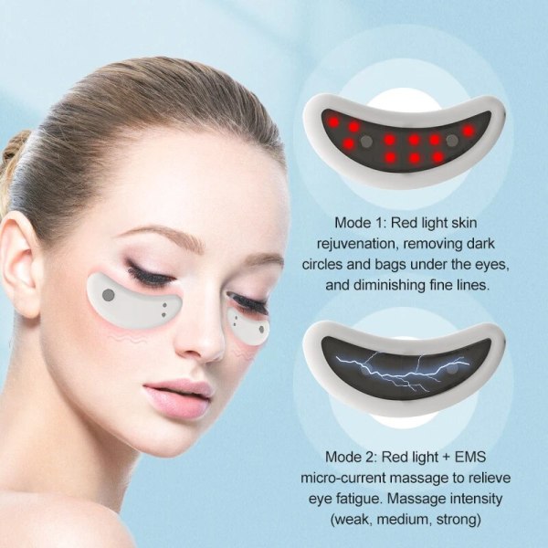 Ny ögonvård Mörka cirklar Ta bort Machine Eye Massager Eye EMS ansiktslyftande Skönhetsanordning
