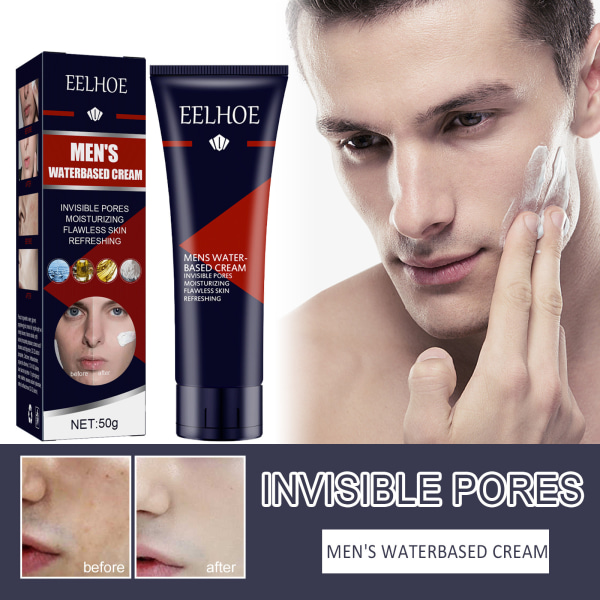 Men BB Cream, 50g Fuktgivande Concealer Waterproof Foundation Kosmetisk Makeup Natural