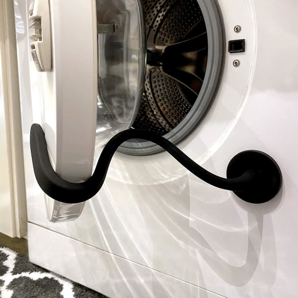 Frontmatad tvättmaskinsdörrstativ, magnetisk, flexibel tvättmaskin och torktumlare dörrstativ Håll tvättmaskinens dörr öppen