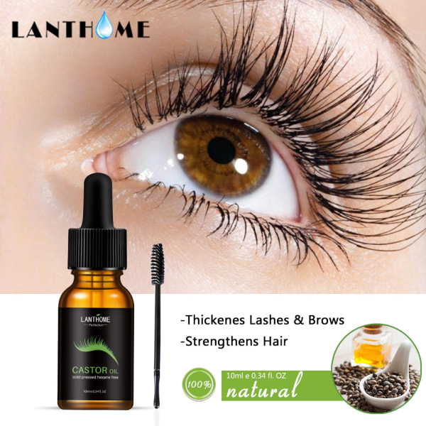 Ögonfrans tillväxt Serum 10ml | Ögonfrans- och ögonbrynstillväxtaktiverare för att växa, förlänga och stärka dem med naturliga ingredienser