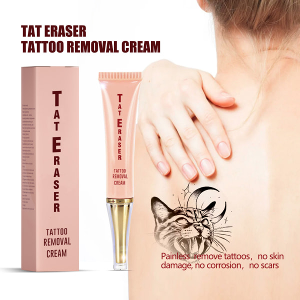 Tatueringskräm, Permanent Anti-Tatuering Impression Cream Naturligt växtextrakt Smärtfri ögonbrynskräm Eyeliner Hudtatueringsrengörande tatueringskräm