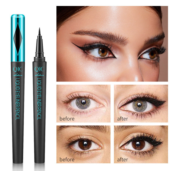 Eyeliner Brush Black Eye Liners For Women Gel Waterproof Liquid+mascara