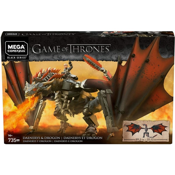 Mega Construx Game Of Thrones Daenerys och Drogon GKG97