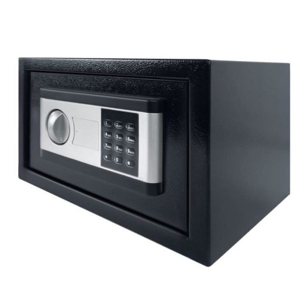 YRHOME Mini Home Safe 22L brandsäker vattentät elektrisk kassaskåp med invändig ljus och batterilåda