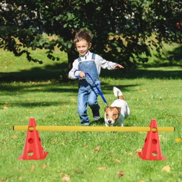 YRHOME-paket med 6 Push-in-häck Hundträning Barn Agility Tapered Häck Fotbollsträning