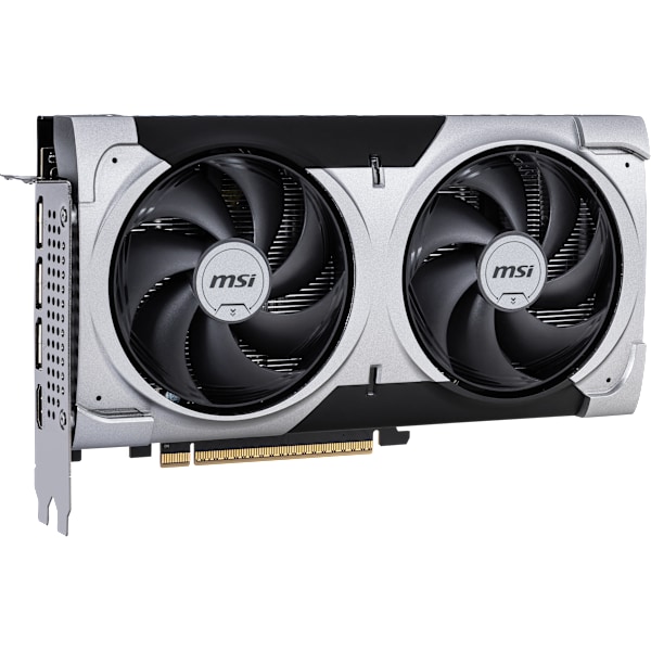 GeForce MSI RTX 5060Ti Ventus 2X OC PLUS 16GB GDDR7 DLSS 4 musta, Harmaa