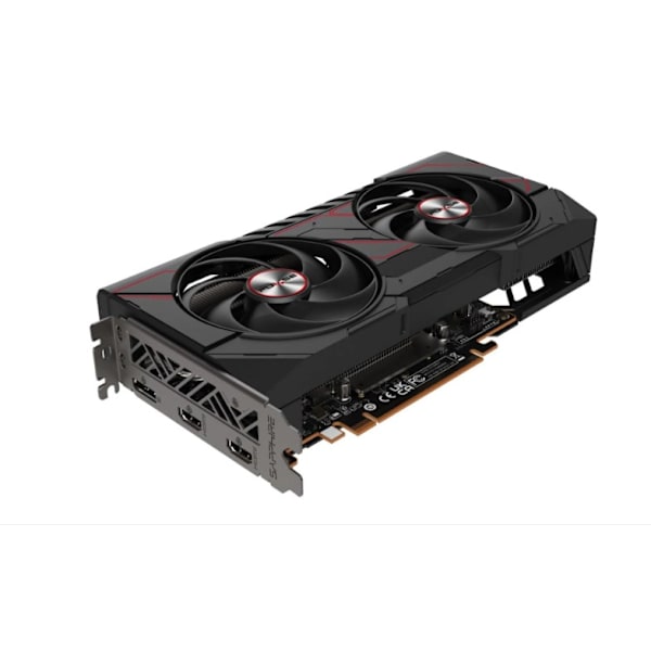 Radeon Sapphire RX 9060 XT Pulse OC 16GB GDDR6 musta