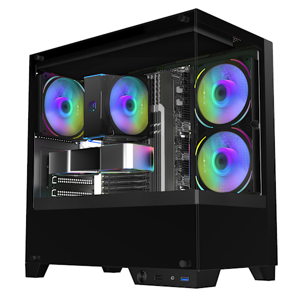 VIST RGB LOOK GAMER RYZEN 7 5700X  32GB RTX 4070 SSD 1TB WIFI Win11 DLSS 3