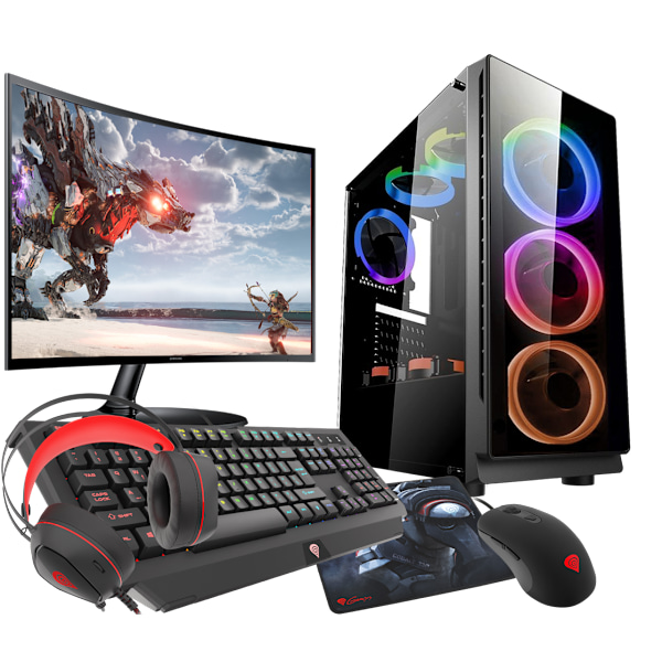 VIST Kit R7 5700X RTX 3060 16GB SSD 1TB WIFI W11 LCD 24"