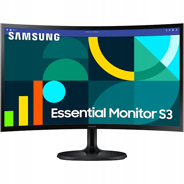 LCD Samsung S24D364GAU 24" FHD VA 100Hz Curved musta