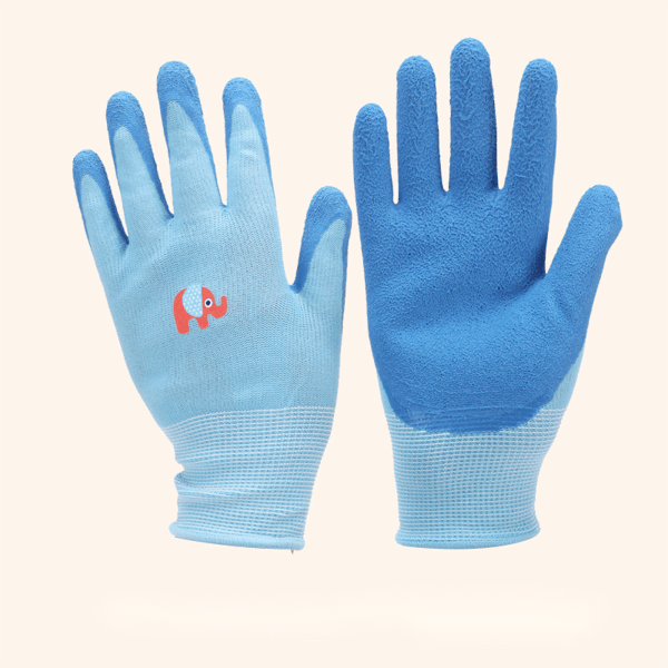 1 par havehandsker (børn), gummihavehandsker, udendørs beskyttende arbejdshandsker, medium passer de fleste