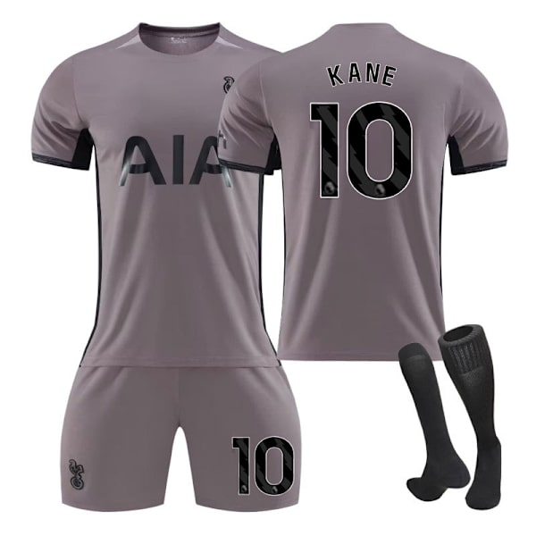 Tottenham 23-24 Uusi Vieras Harjoitusasu Jersey Urheiluvaatteet NO.10 KANE XS