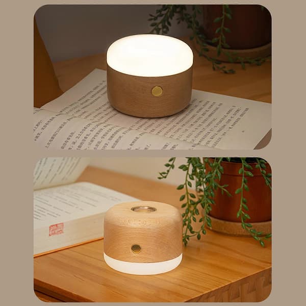 Aromaterapi Lampe 4000K 2000mAh Batteri 8,3x8,3x6cm Natlampe