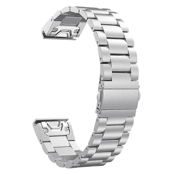 Metalarmbånd kompatibelt med Garmin Fenix 8 / 7S / 6S / 5S 20mm Sort