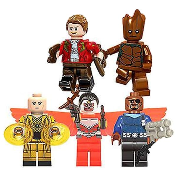 32 kpl Marvel Avengers minihahmoja, minihahmolahja lapsille, värikäs