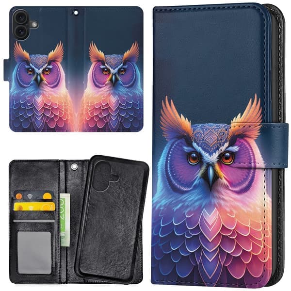 Kompatibel med iPhone 17 - Pung etui/skin Ugle