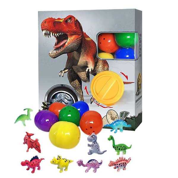 Blind Box Legetøj til Børn Fyldte Påskeæg med Søde Dinosaur Legetøjsfest Gave Sæt