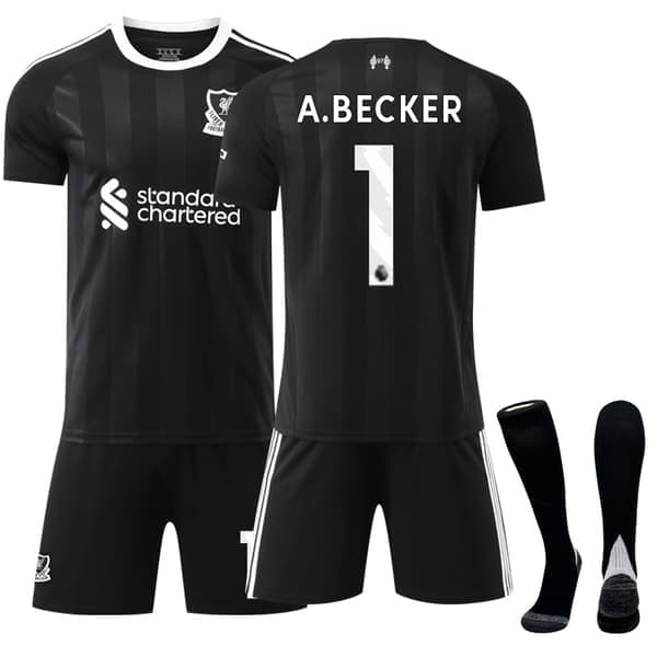 2025 - 2026 Liverpool Børn Voksen Fodboldtrøje Sæt Nr. 1 A. Becker 20 20