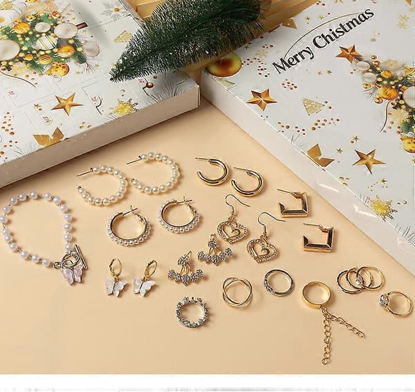 Advents Smykkekalender - Julegave Blindboks