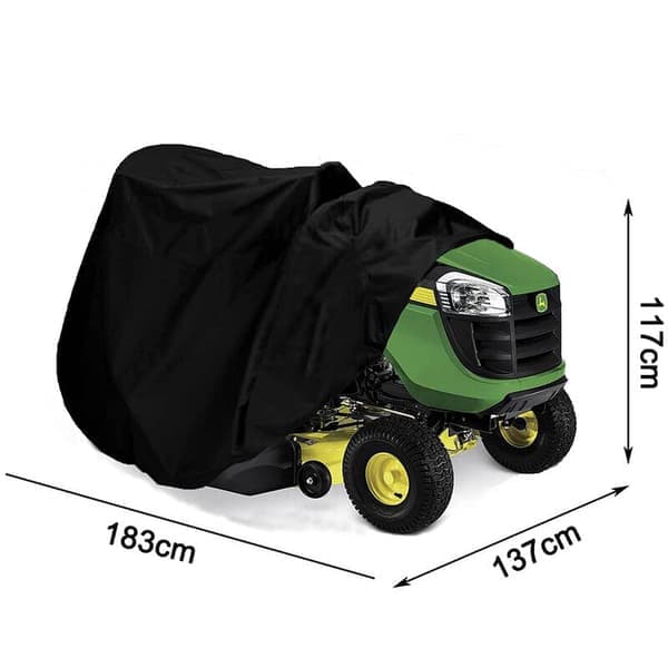 Plæneklipperovertræk - Traktorovertræk passer til dæk op til 54\" Opbevaringsovertræk Kraftig 210D Polyester Oxford, UV-beskyttelse Universal pasform med