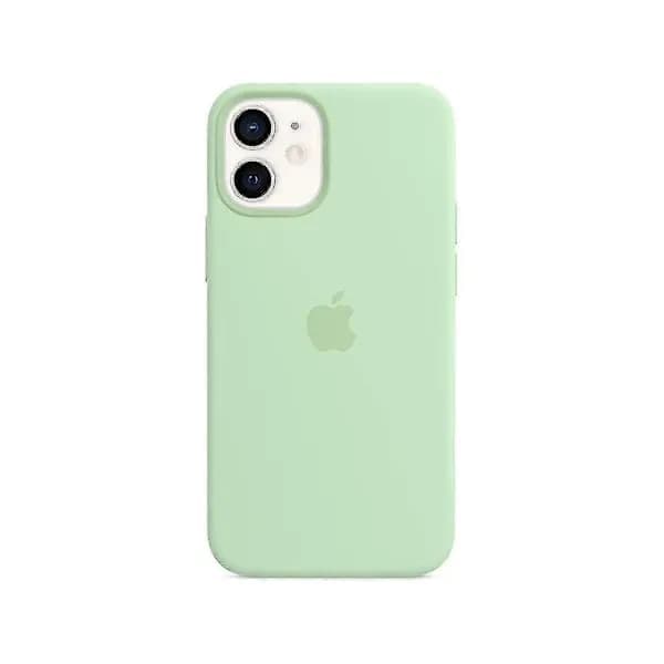 Silikone iPhone 12 Mini Cover med Magsafe - Beskyttende Stødsikkert Cover Mintgrøn.sa