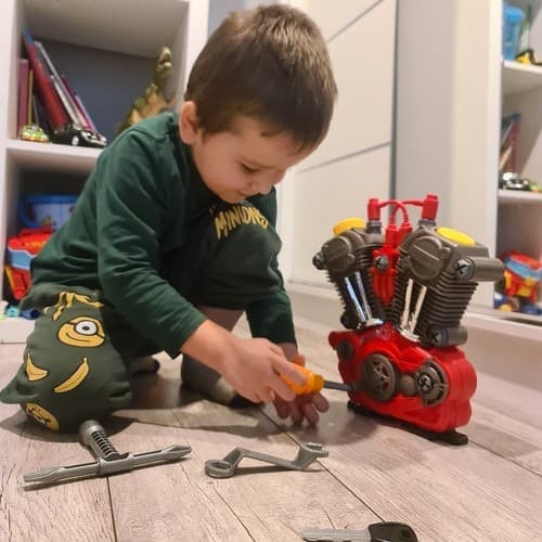 Leksaksmotor för barn - Leksaksbilmotor - Mekanik