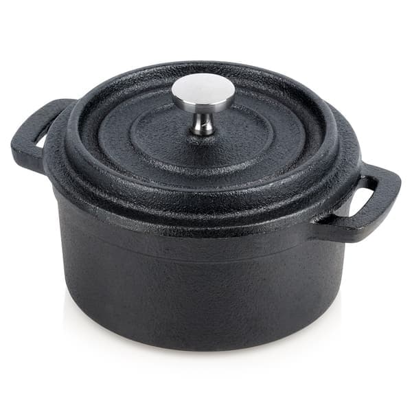 Serveringsgryte i støpejern med lokk CAST LINE 10 cm, 250 ml - FF - 108