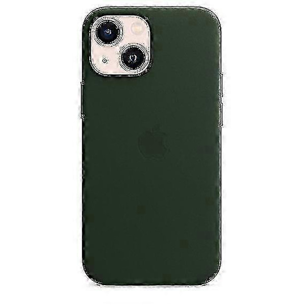 Läderfodral för iPhone 13 Mini med MagSafe Sequoia Green