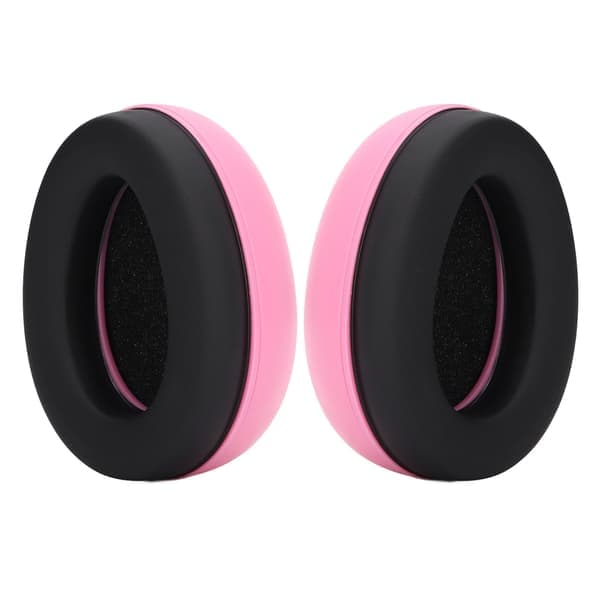 Høreværn til spædbørn, støjreducerende, blødt polstret design, høreværn til baby med elastisk pandebånd, pink