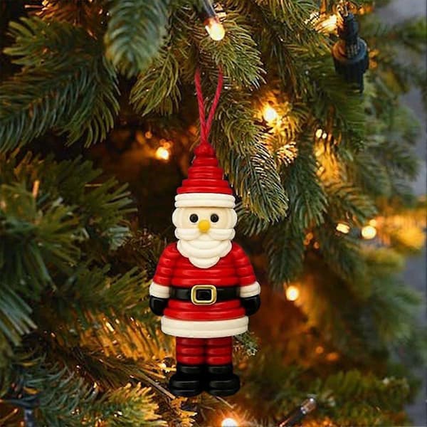 Julknappsdekorationer Lätta att Hänga Prydnad Strumpfyllare Tree