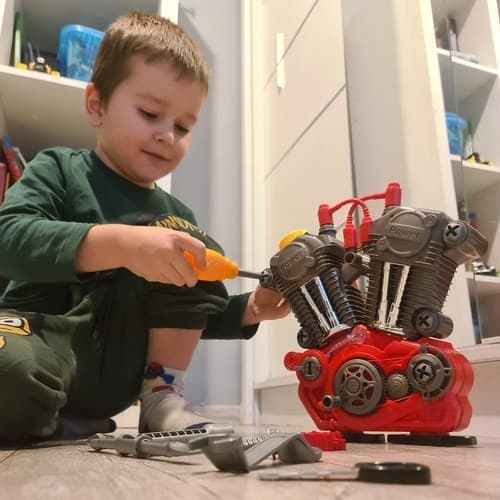 Leksaksmotor för barn - Leksaksbilmotor - Mekanik