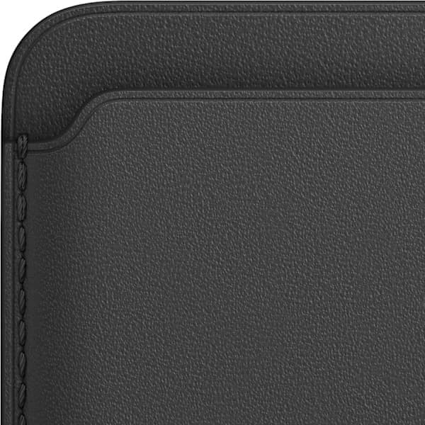 Apple iPhone FineWoven -lompakko MagSafella, musta
