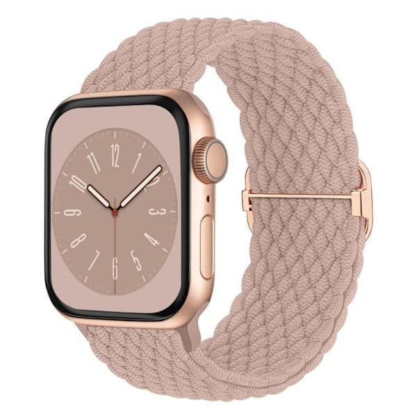 5-pack flätade Solo Loop-armband kompatibla med Apple Watch (38mm, 40mm, 41mm) 5-pack 38/40/41mm