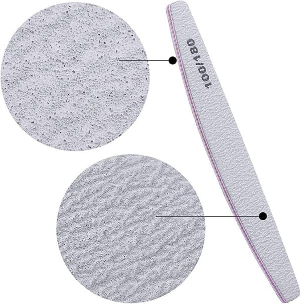 #Poling cut 50 pakker vaskbare dobbeltsidede neglefile 50 stk.#