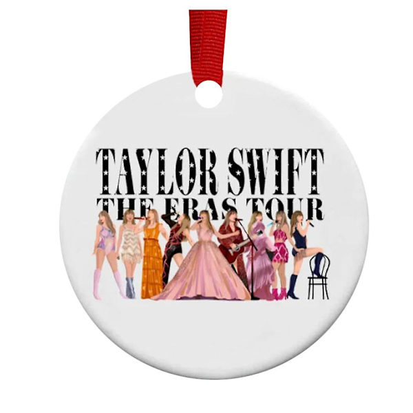 Taylor Swift The Eras Tour Julepynt Fan Gave Xmas Træ Hængende Ornament Hjem Decor style 1