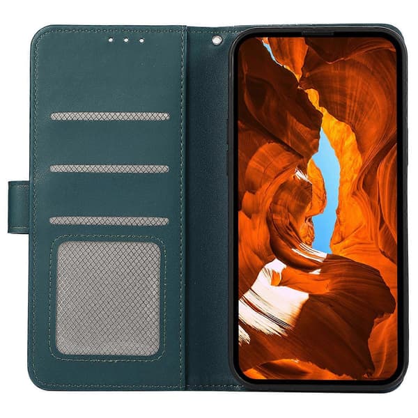 OnePlus Nord CE5 5G Flip PU Läder Plånbok Telefonfodral Green