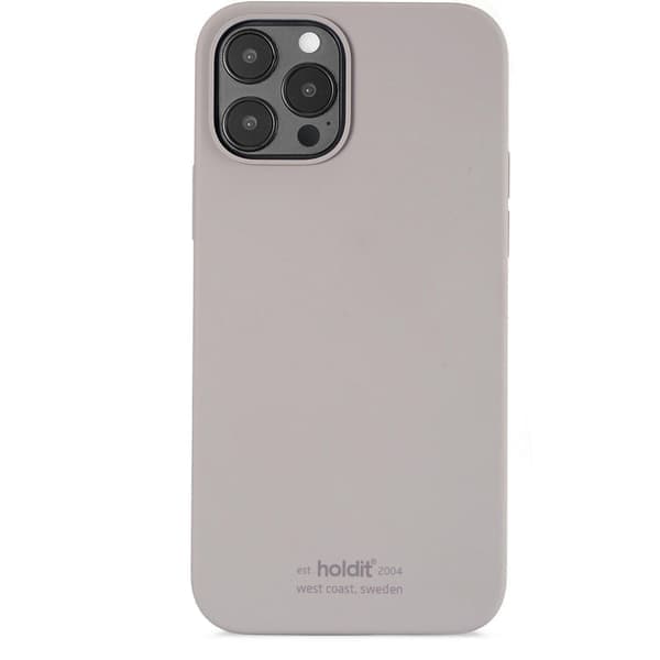 iPhone 12 Pro Max - Holding Mobile Silicon - Taupe Taupe