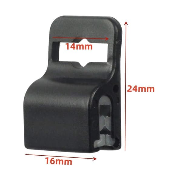 Klemme Kort Klemme Sort Swipe Kort Holder